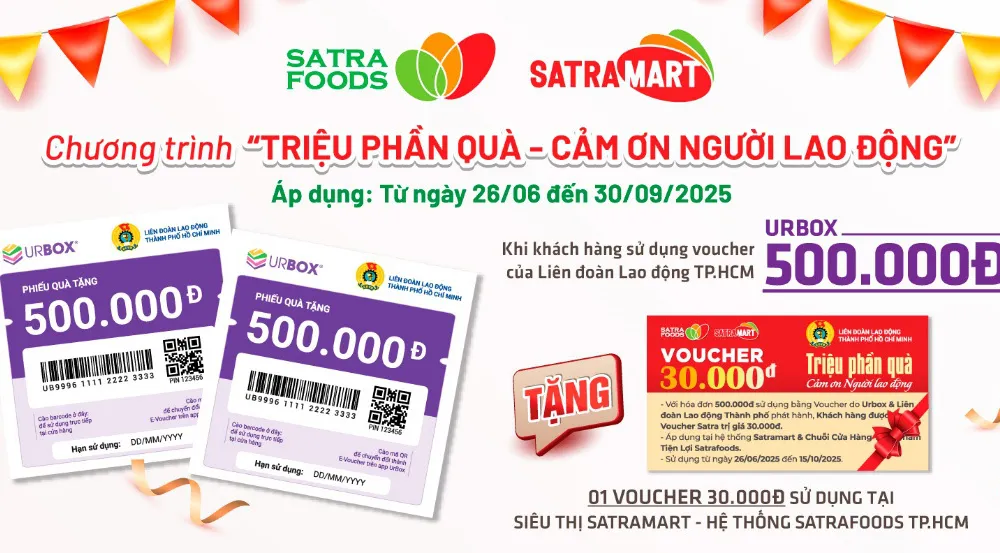 Chương trình Triệu phần quà - Cám ơn người lao động