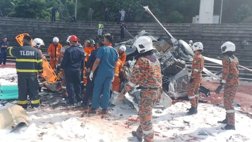 Malaysia: 2 trực thăng va chạm trong lúc diễn tập, 10 quân nhân thiệt mạng