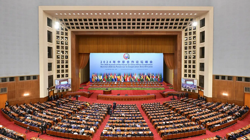 Phiên họp toàn thể FOCAC vào ngày 5-9. Ảnh: THX