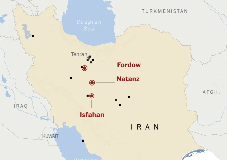 Mỹ thông báo trước cho Israel về kế hoạch không kích Iran