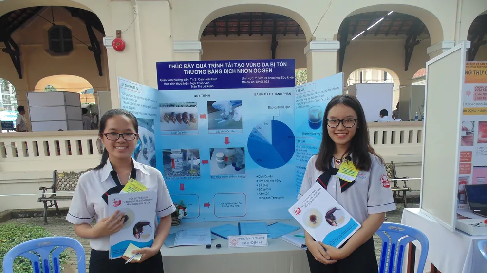95 công trình vào vòng CK cuộc thi nghiên cứu khoa học của HS trung học cấp TP