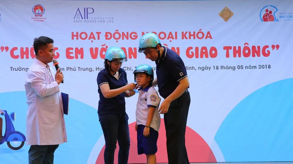 Hơn 1.100 học sinh huyện Củ Chi tham gia ngày hội về an toàn giao thông