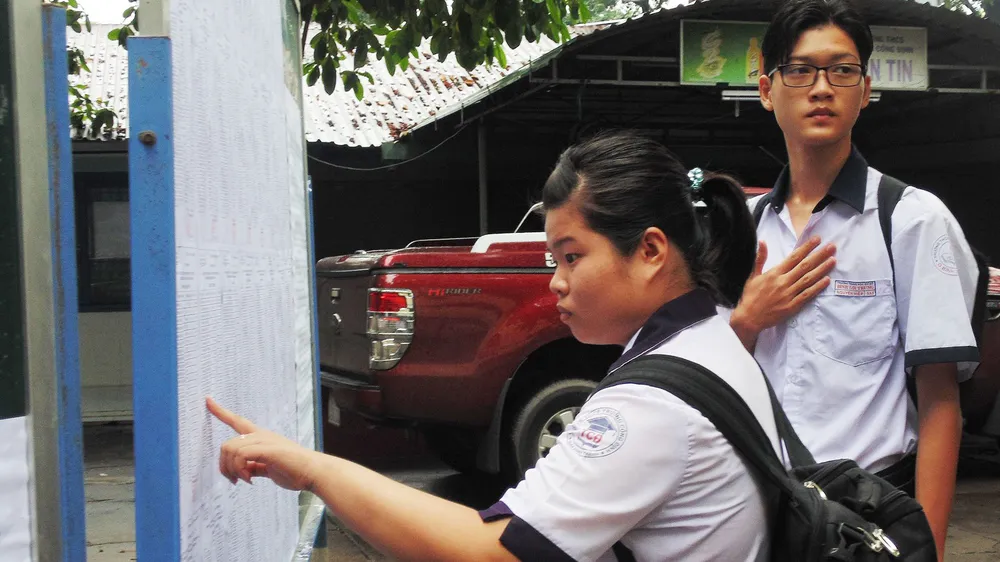 TPHCM: Không được thay đổi nguyện vọng sau khi có điểm chuẩn tuyển sinh lớp 10