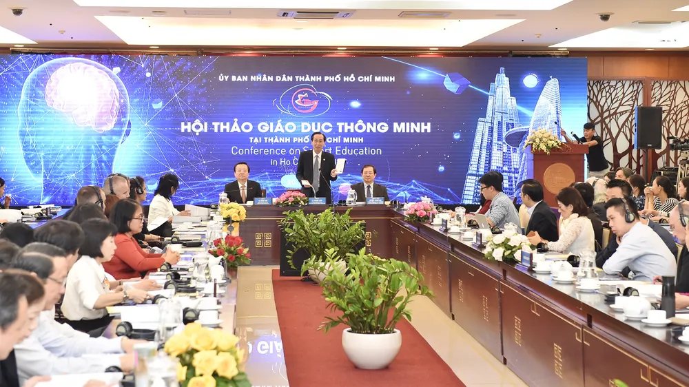 Hội thảo Giáo dục thông minh tại TPHCM. Ảnh: VIỆT DŨNG