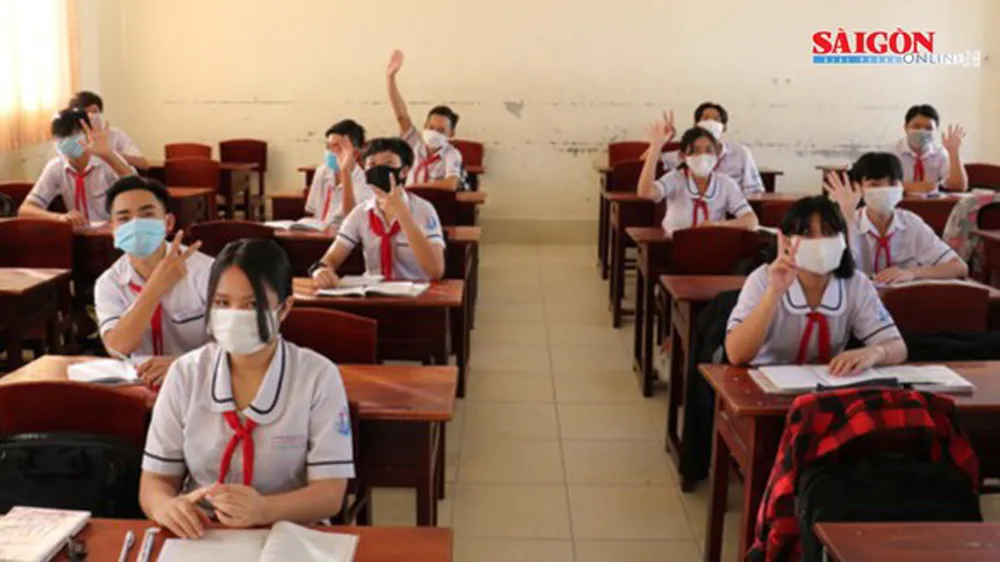TPHCM: Thực hiện giãn cách khi tổ chức kiểm tra học kỳ 1