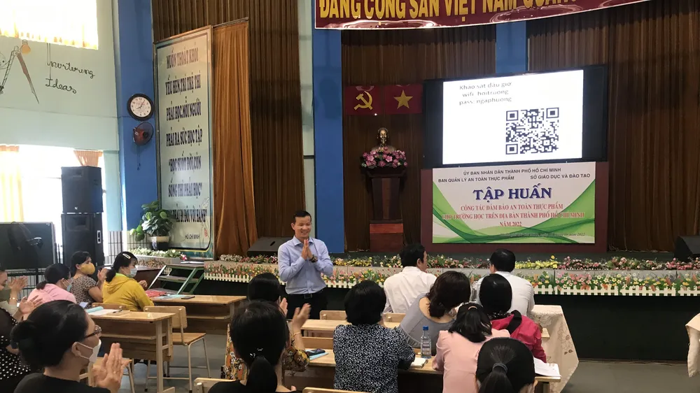 TPHCM: Tập huấn toàn thành phố về an toàn thực phẩm cho các đơn vị trường học