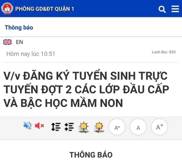 TPHCM: Phụ huynh nóng ruột vì trang đăng ký tuyển sinh đầu cấp bị trục trặc kỹ thuật