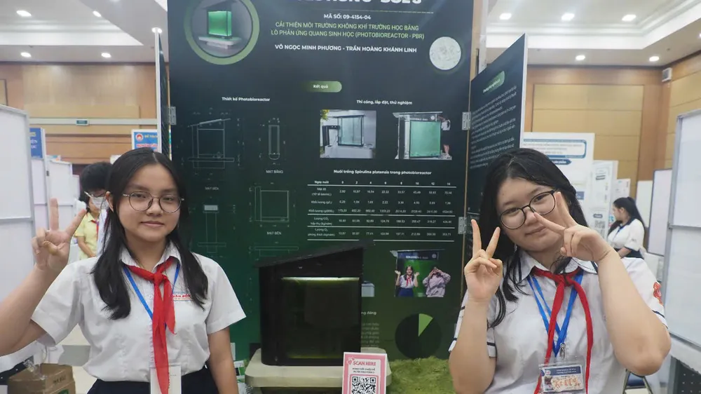 TPHCM: 71 đề tài tham gia Cuộc thi khoa học kỹ thuật cấp thành phố dành cho học sinh trung học năm học 2024-2025