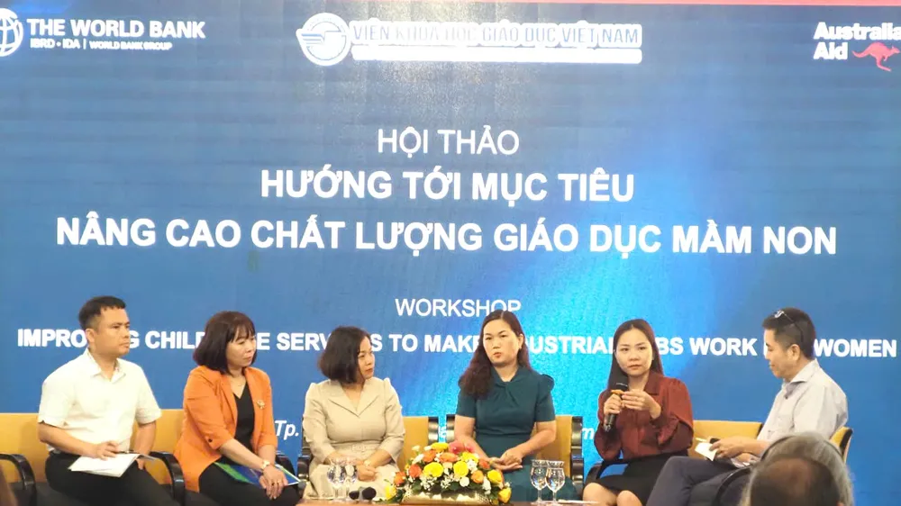 Đại diện các địa phương chia sẻ kinh nghiệm hỗ trợ các cơ sở giáo dục mầm non ngoài công lập