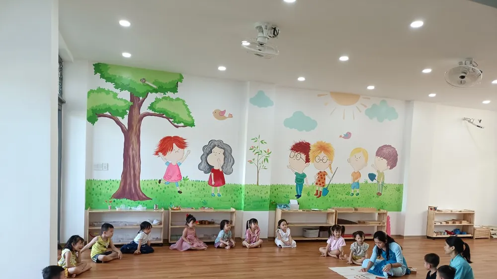 Trẻ được chăm sóc trong môi trường an toàn tại một nhóm lớp độc lập trên địa bàn TPHCM. Ảnh minh họa.