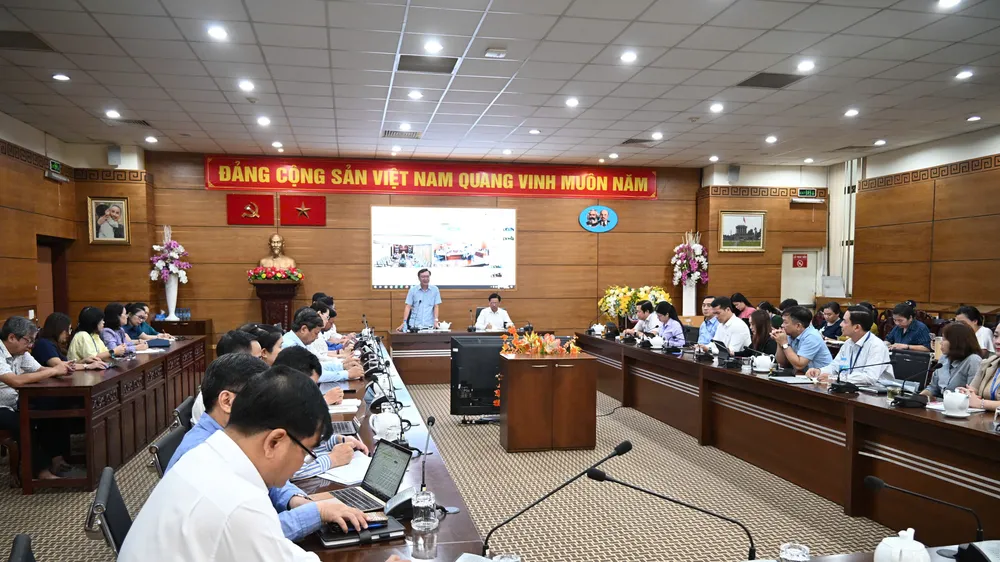 Hội thảo trao đổi các vấn đề liên quan Thông tư số 85/2026/TT-BGDĐT (ngày 30-9-2026) do Sở GD-ĐT TPHCM tổ chức sáng 21-10
