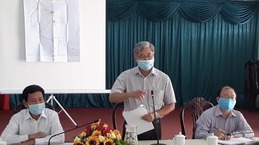 Lãnh đạo tỉnh thị sát tình hình và chỉ đạo trực tiếp tại khu xã Thừa Đức