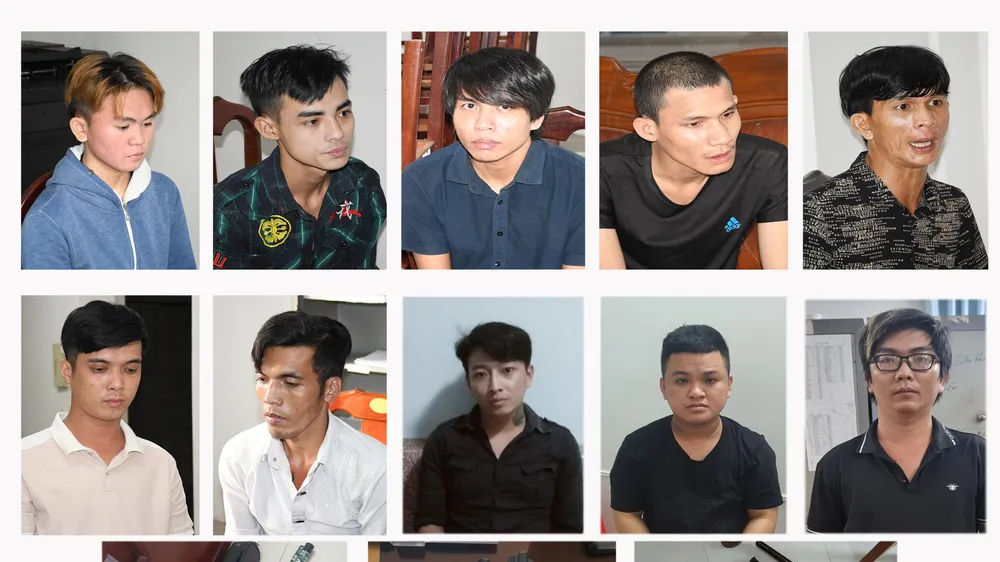 Trà Vinh: Khởi tố 19 bị can về tội gây rối trật tự công cộng