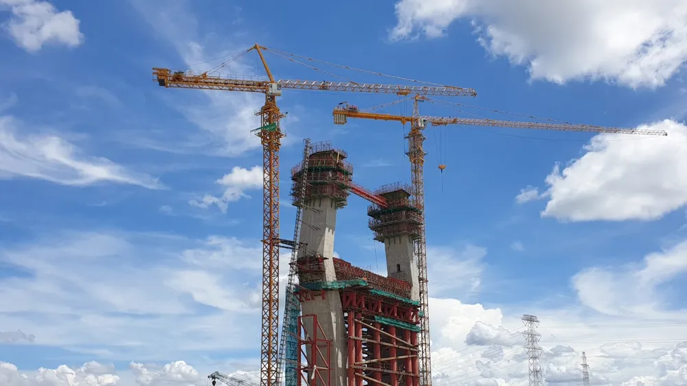 Một công nhân tử vong khi đang thi công cầu Mỹ Thuận 2