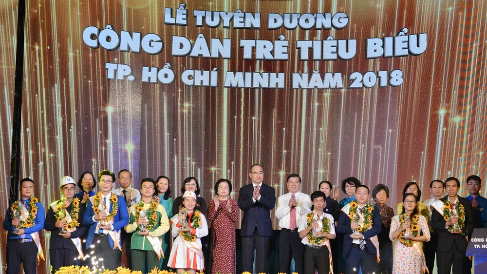 TPHCM tuyên dương 9 công dân trẻ tiêu biểu năm 2018
