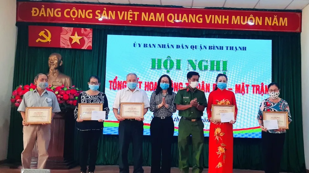 Biểu dương tổ dân phố - mặt trận tiêu biểu 
