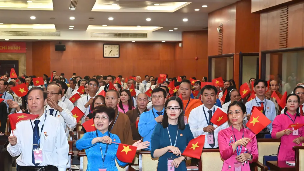 Khai mạc Đại hội đại biểu MTTQ Việt Nam TPHCM lần thứ XII