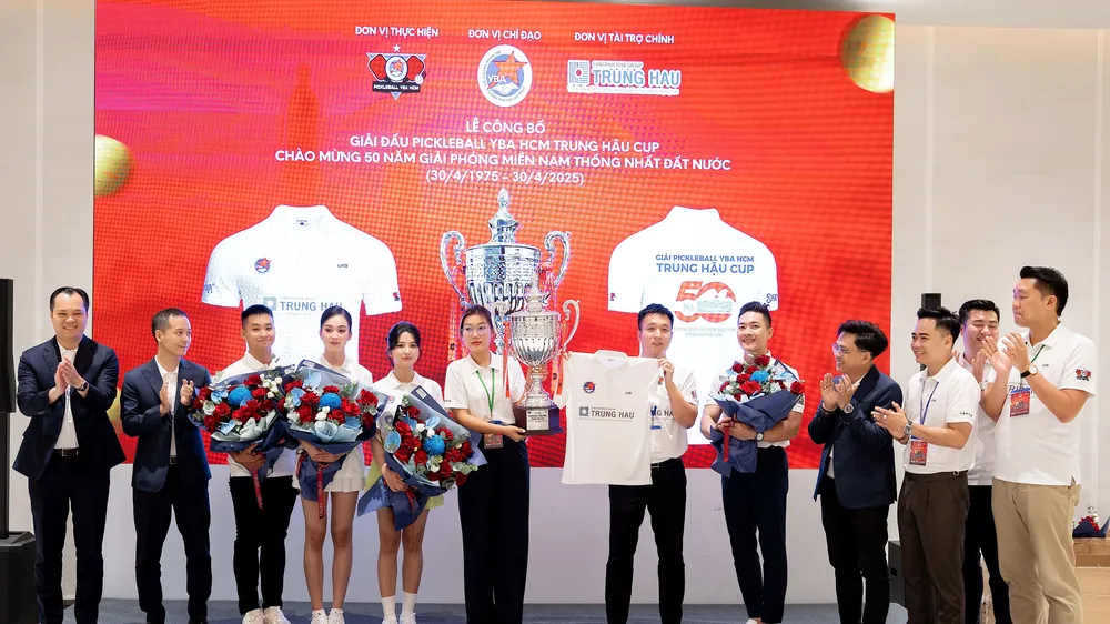 Công bố Giải đấu Pickleball YBA HCM Trung Hậu Cup