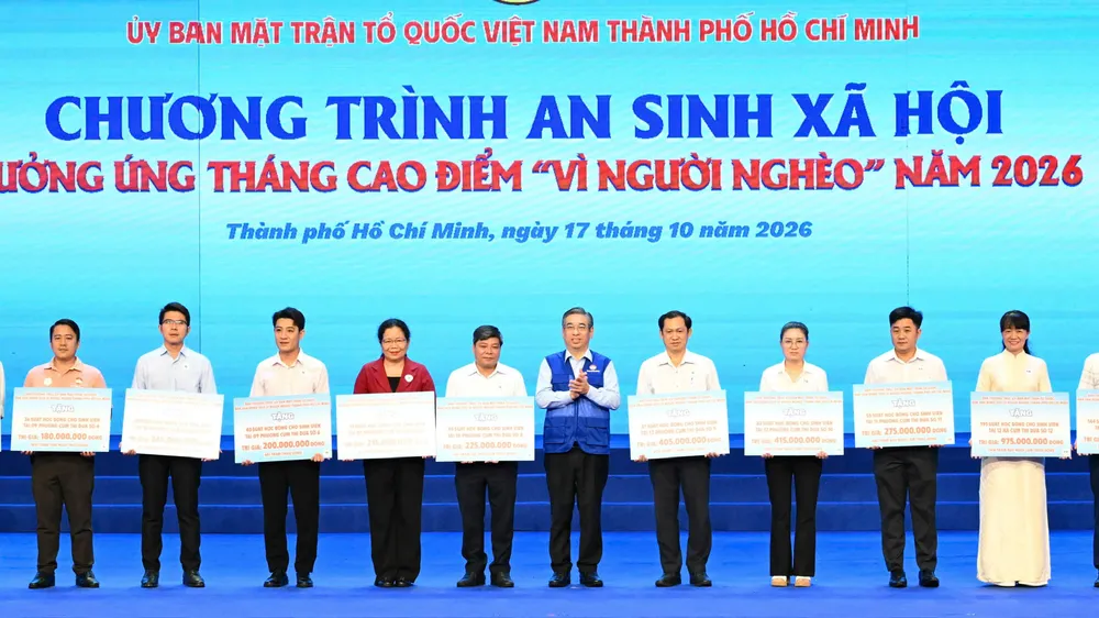 TPHCM chung tay chăm lo an sinh xã hội, tiếp sức người nghèo 