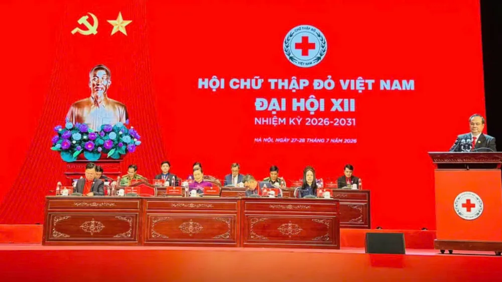 Hôm nay 28-7: Đại hội Hội Chữ thập đỏ Việt Nam lần thứ XII tiến hành phiên trọng thể