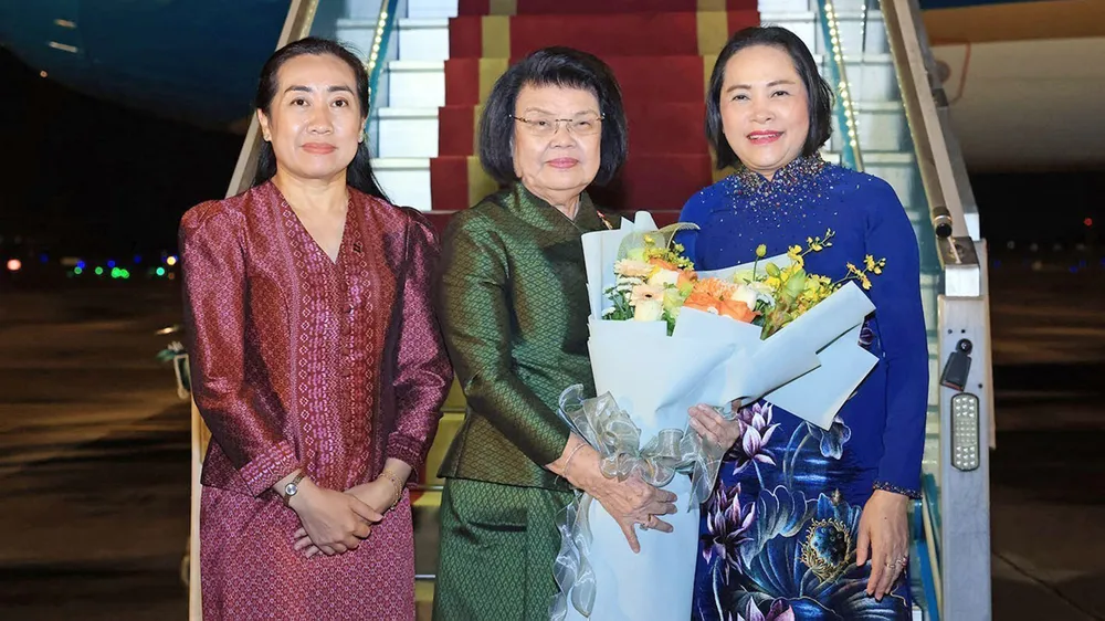 Chủ tịch Quốc hội Campuchia Samdech Khuon Sudary thăm chính thức Việt Nam