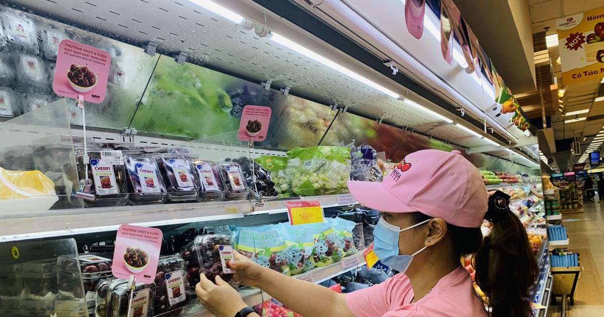 Co.opmart bắt đầu bán cherry đỏ nhập chính ngạch từ Mỹ