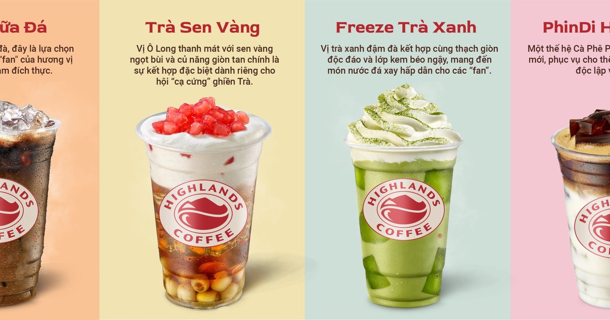 Highlands Coffee làm mới logo và ra mắt thông điệp “Highlands Coffee