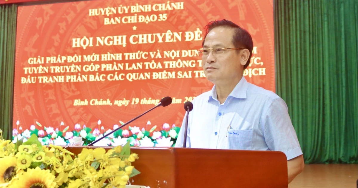 Huyện Bình Chánh tăng cường đấu tranh phản bác các quan điểm sai trái ...