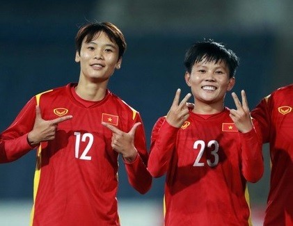 Đội tuyển nữ Việt Nam đánh bại Hong Kong (Trung Quốc) 2-1