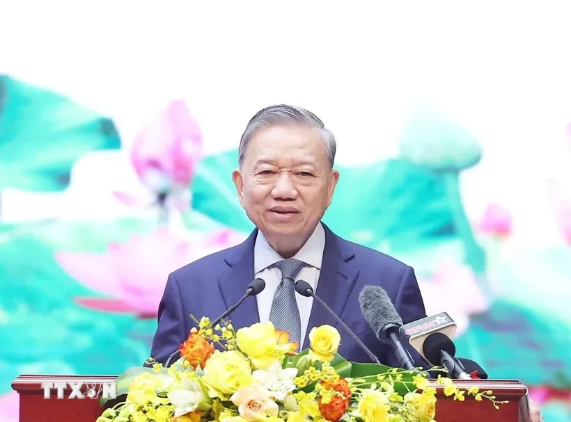 Phát biểu của Tổng Bí thư Tô Lâm tại buổi gặp mặt thanh niên Quân đội ...