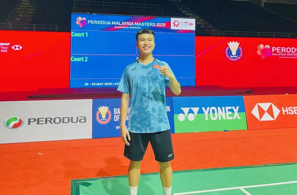 Tay vợt Nguyễn Hải Đăng không thể gây bất ngờ tại giải Malaysia Masters 2025