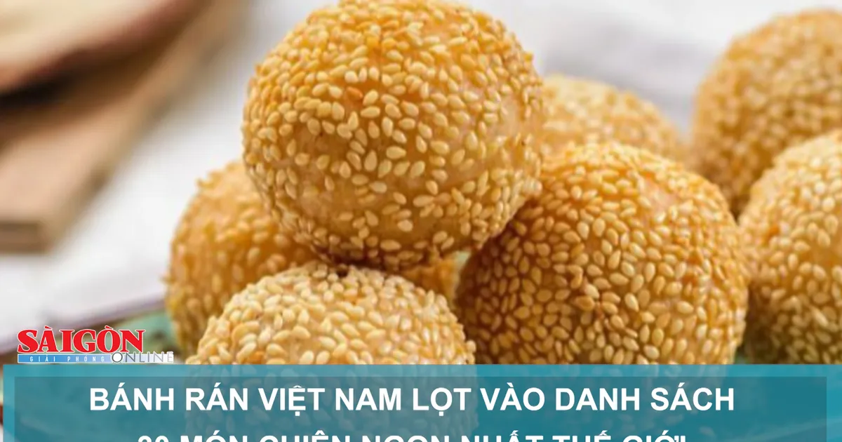 Bánh rán Việt Nam lọt vào danh sách 30 món chiên ngon nhất thế giới ...