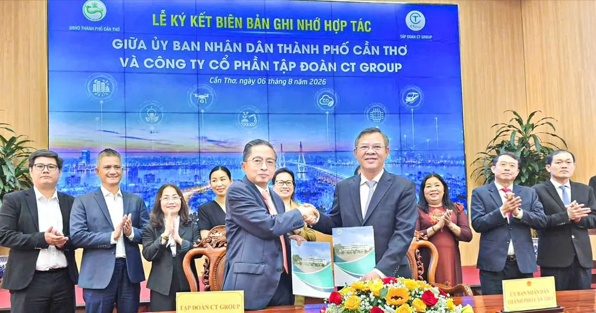 TP Cần Thơ và CT Group ký kết hợp tác phát triển khoa học, công nghệ
