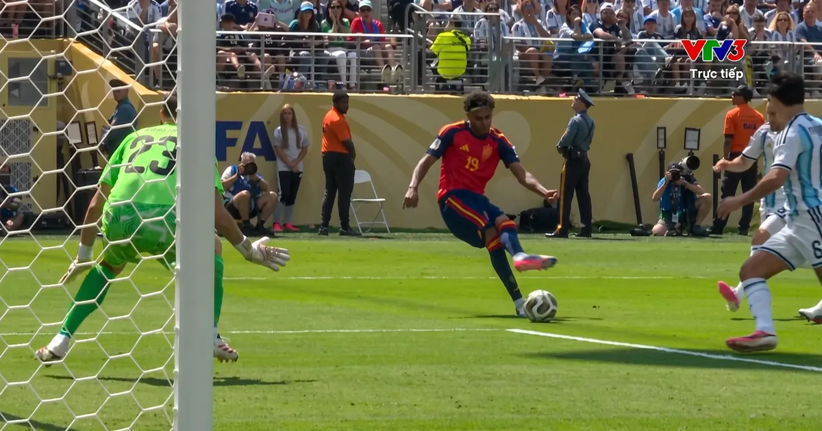 Chung kết, Tây Ban Nha - Argentina 0-0 (Hiệp 1): Thế trận chặt chẽ, Tây Ban Nha dồn ép