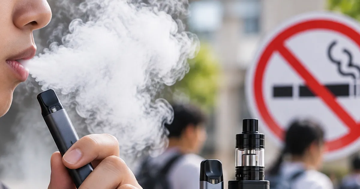 Thuốc lá điện tử không nicotine vẫn có thể gây hại cho sức khỏe