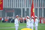 Lễ chào cờ tại Quảng trường Ba Đình sáng ngày 30-4