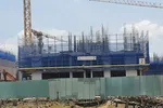 Một dự án đang được xây dựng tại Thủ Đức