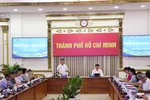 Phó Chủ tịch UBND TPHCM Nguyễn Văn Dũng phát biểu. Ảnh: TTBC