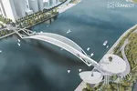 Phối cảnh cầu đi bộ qua sông Sài Gòn