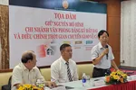GS.TS Nguyễn Đình Tuấn nguyên Hiệu trưởng Trường Đại học TNMT phát biểu.