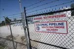 Một cơ sở của công ty Colonial Pipeline ở Baltimore, Maryland, Mỹ, ngày 11/5/2021. Ảnh: THX/TTXVN