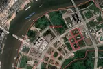 Khu vực 4 lô đất tại Thủ Thiêm được đấu giá ngày 10/12/2021.
