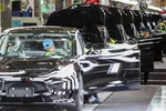 Bên trong nhà máy của Tesla ở Thượng Hải (Trung Quốc). (Ảnh: THX)