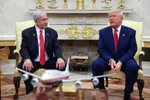 Benjamin Netanyahu và Donald Trump.