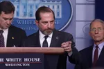 U.S.Secretary of Health and Human Services Secretary Alex Azar takes questions from reporters at the White House after declaring a public health emergency over the coronavirus on Jan. 31. © Reuters