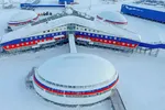 Căn cứ quân sự Cỏ ba lá nằm trên đảo Alexandra Lands của Nga là căn cứ quân sự hiện đại nhất của nước này tại Bắc cực. Nguồn ảnh: Bộ Quốc phòng Liên Bang Nga)