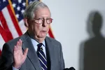 Mitch McConnell, lãnh đạo Cộng của Thượng viện, đã bị chỉ trích ngày càng nhiều kể từ khi công khai chỉ trích cựu TT Donald Trump về cuộc bạo loạn ngày 6 tháng 1 ở Washington © Reuters