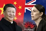 Chủ tịch Trung Quốc Tập Cận Bình và Thủ tướng New Zealand Jacinda Ardern. Ảnh:CNN