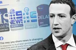 Mark Zuckerberg của Facebook đã tổ chức các cuộc họp với các quan chức Australia vào tháng trước trước. © FT Montage
