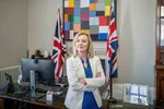 Bộ trưởng thương mại quốc tế của Anh Liz Truss.